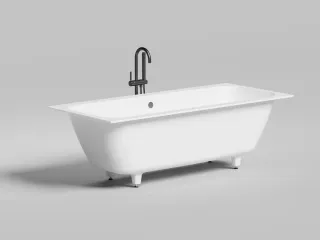 Ванна из искусственного камня Salini Orlanda Axis S-Sense 103212MRF 180x80см RAL полностью